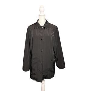 Gallery Women Small Black Button‑Front Jacket Modern Classic transitional light
